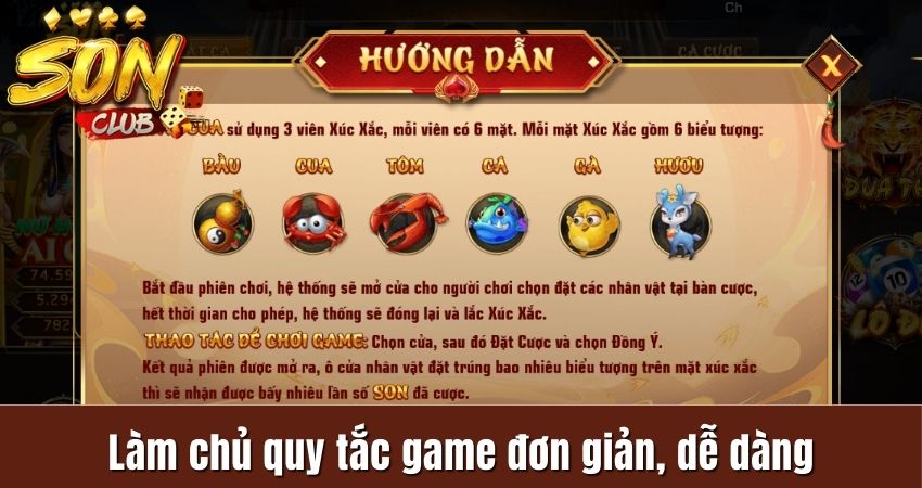 Làm chủ quy tắc game đơn giản, dễ dàng